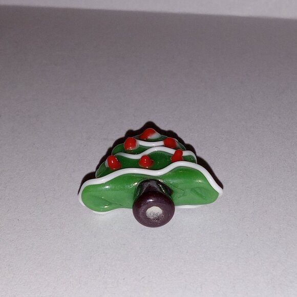 🎯 10 for $12 / Christmas Tree Bead, Lampwork Bead - Picture 7 of 9
